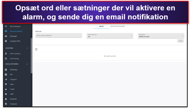 🥉3. mSpy: God Til At Tilgå Dit Barns Snapchat Beskeder på Android