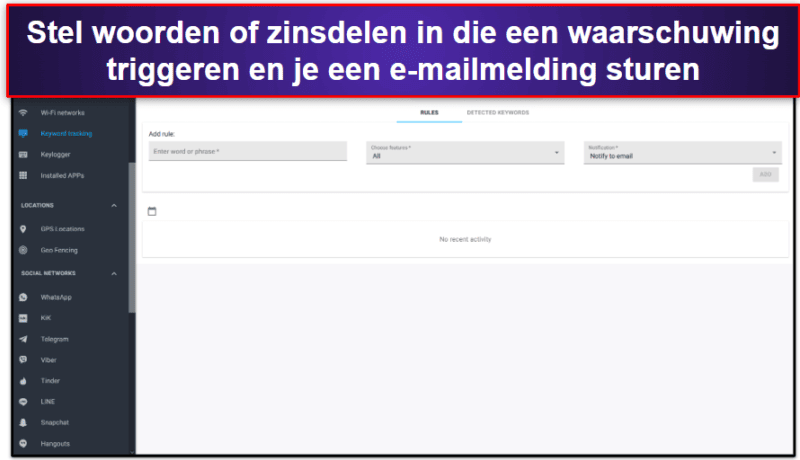 🥉3. mSpy: goed voor toegang tot de Snapchat-berichten van je kinderen op Android