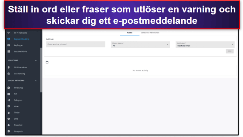 🥉3. mSpy: Bra för att komma åt ditt barns Snapchat-meddelanden på Android