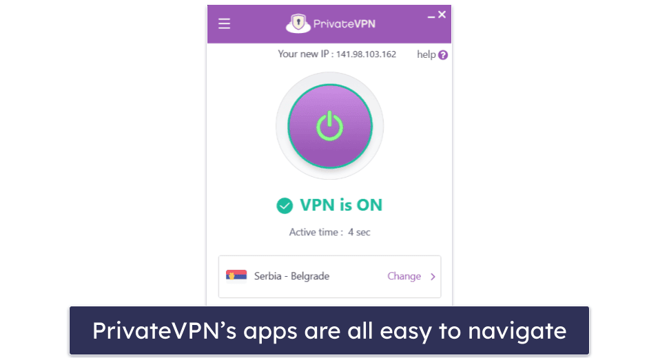 6. PrivateVPN — Good for VPN Beginners
