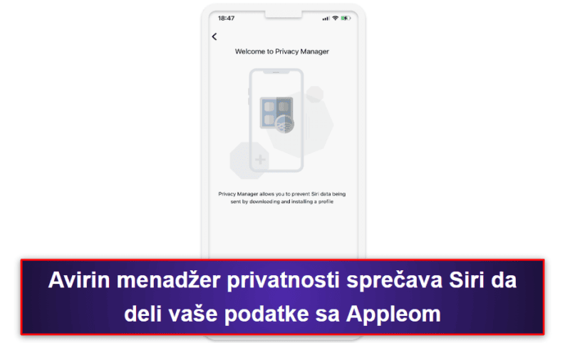 7. Avira Free Mobile Security for iOS — Dobre funkcije zaštite privatnosti na iOS-u + VPN
