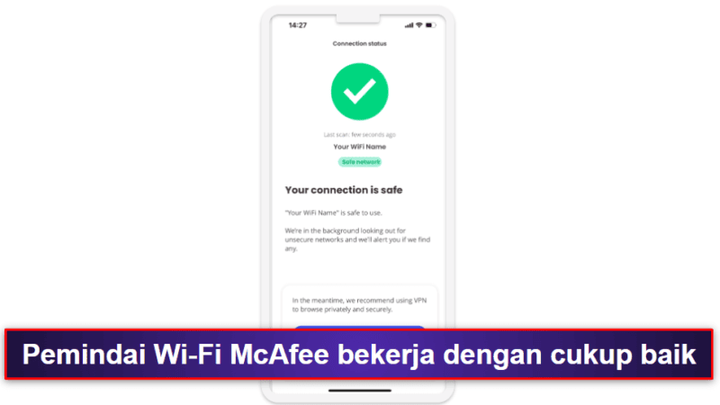 3.🥉 McAfee Mobile Security untuk iOS — Fitur Keamanan Tingkat Tinggi &amp; Perlindungan Web yang Baik