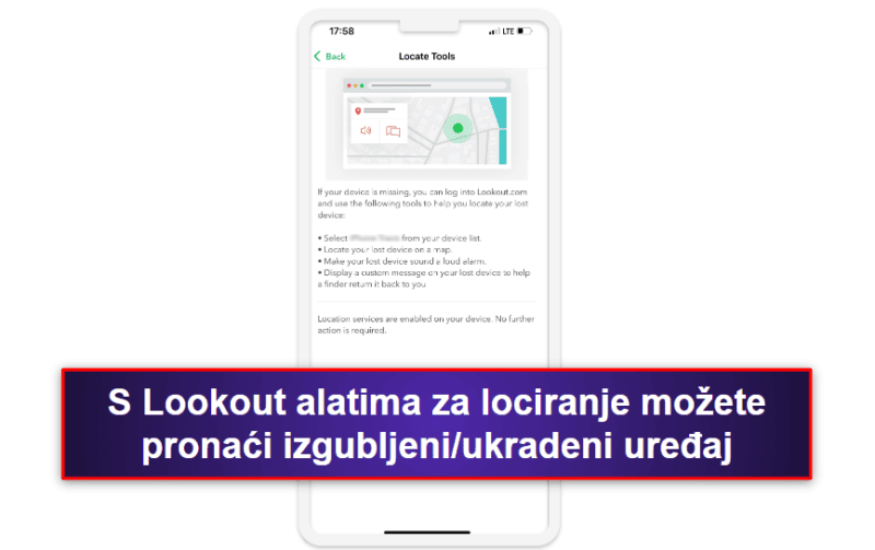 10. Lookout Mobile Security za iOS – Dobri alati za praćenje sigurnosnih povreda podataka i alati protiv krađe