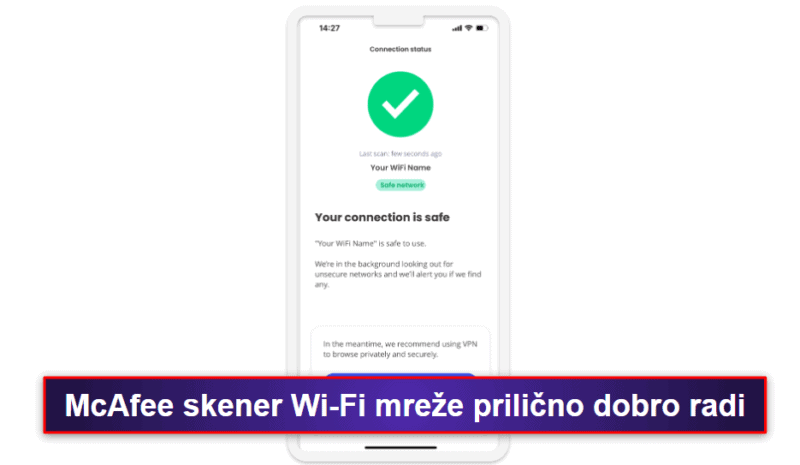 3.🥉 McAfee Mobile Security za iOS – Napredne sigurnosne značajke i dobra zaštita na mreži