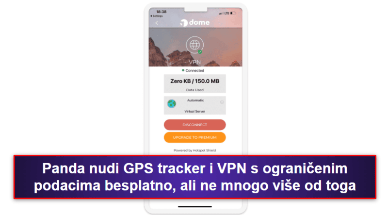 5. Panda Dome za iOS – Precizno GPS praćenje i pristojni alati protiv krađe