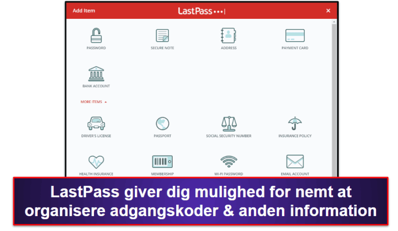 7. LastPass — Ubegrænsede Adgangskoder på Enten Desktop Eller Mobil