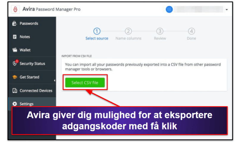 8. Avira Password Manager Free — Ubegrænset Adgangskode Opbevaring på Ubegrænset Antal Enheder