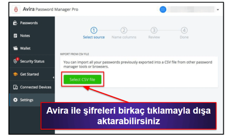 8. Avira Password Manager Free — Sınırsız Cihazda Sınırsız Parola Depolama