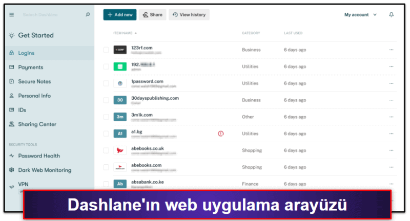 🥇1. Dashlane — 2026 Yılının En İyi Ücretsiz Parola Yöneticisi