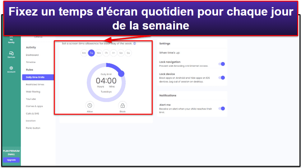 🥇1. Qustodio : La meilleure application pour limiter le temps d’écran