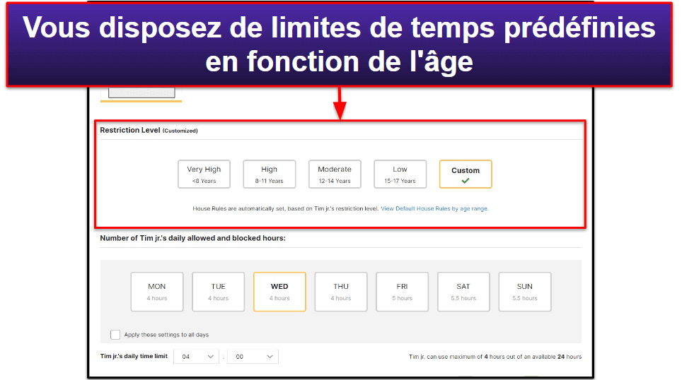 🥈2. Norton Family: Idéal pour limiter le temps d’écran et le contenu Web