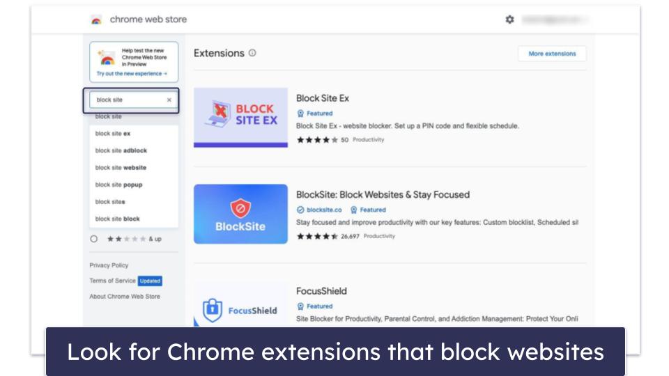 Other Ways to Block Websites on Google Chrome (Step-By-Step Guides)