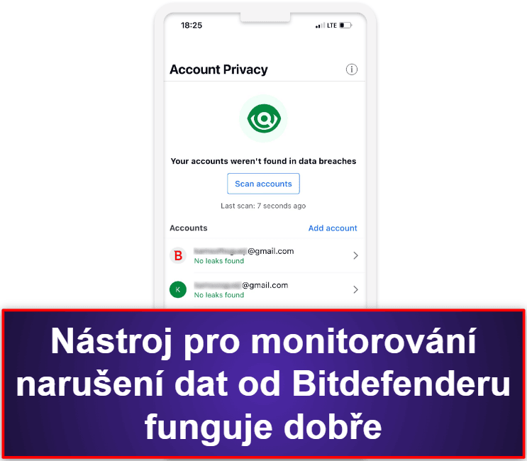 4. Bitdefender Mobile Security – Dobrá ochrana webu a slušná VPN zdarma