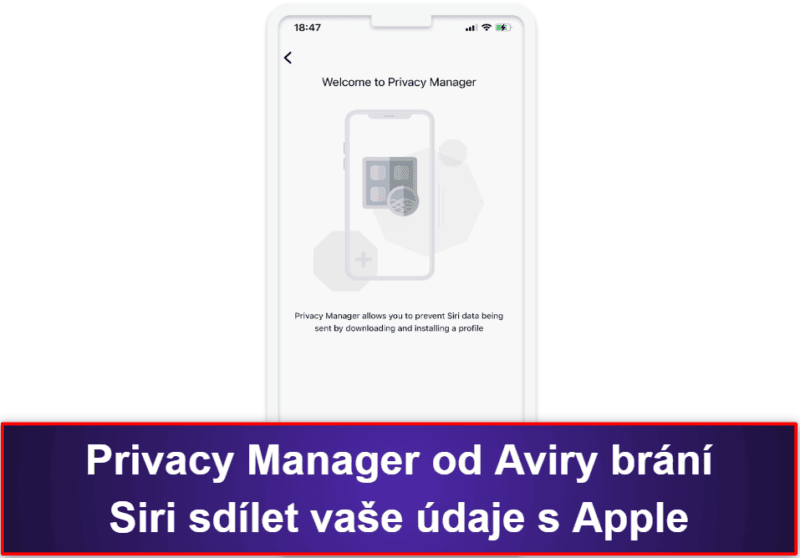 7. Avira Free Mobile Security for iOS – Dobré funkce ochrany osobních údajů pro iOS + VPN