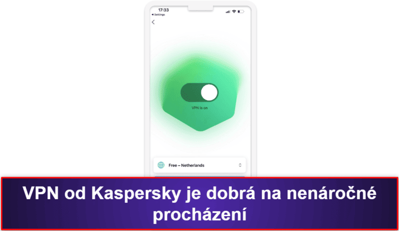 8. Kaspersky Antivirus &amp; VPN – VPN, správce hesel a kontrola narušení bezpečnosti