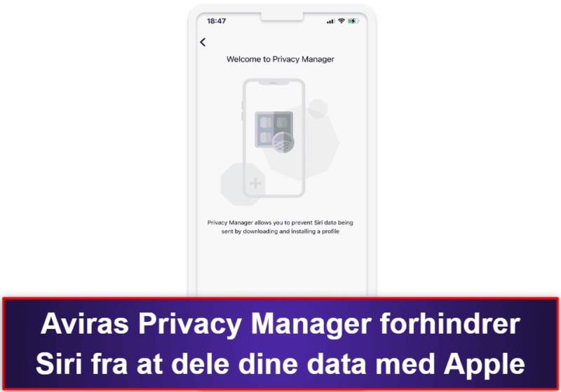 7. Avira Free Mobile Security for iOS – gode funktioner til beskyttelse af personlige oplysninger på iOS + VPN