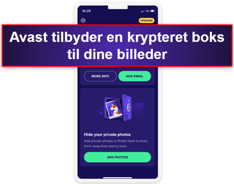 6. Avast Security &amp; Privacy for iOS – grundlæggende netværksscanner og krypteret billedboks