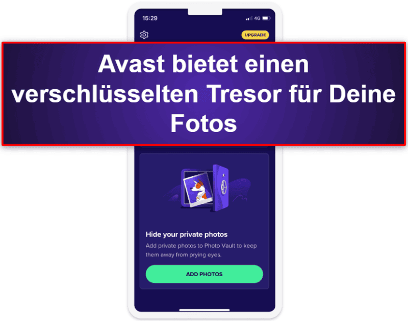 6. Avast Security &amp; Privacy for iOS – einfacher Netzwerkscanner &amp; verschlüsselter Photo Vault (Foto-Tresor)