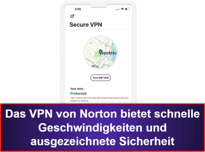 1.🥇 Norton Mobile Security – beste Premium-Antivirus-App für iOS