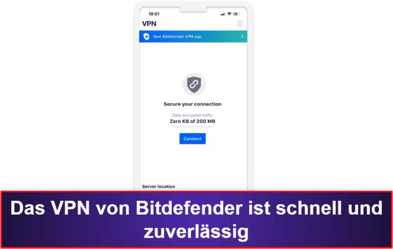 4. Bitdefender Mobile Security – guter Webschutz und angemessenes kostenloses VPN