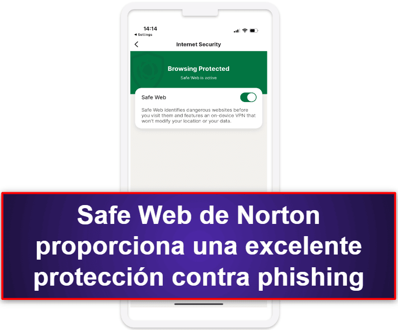 1.🥇 Norton Mobile Security: la mejor aplicación antivirus premium para iOS
