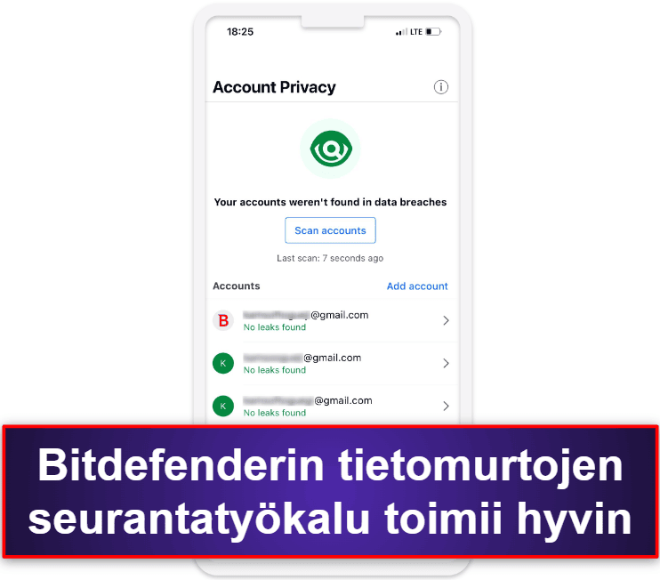 4. Bitdefender Mobile Security – Hyvä internetin suojaus ja toimiva ilmainen VPN