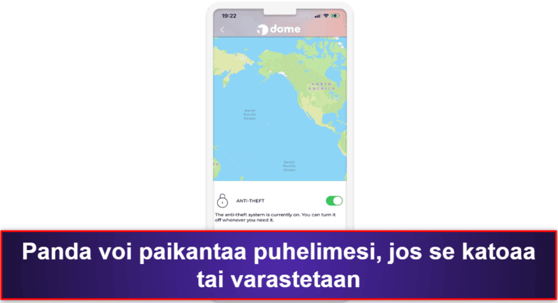 5. Panda Dome for iOS – Tarkka GPS-seuranta ja hyvä varkaudenesto