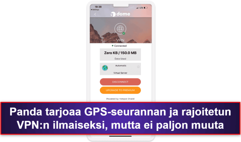 5. Panda Dome for iOS – Tarkka GPS-seuranta ja hyvä varkaudenesto