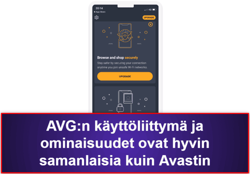 9. AVG Mobile Security for iPhone & iPad – Yksinkertainen sovellus tietomurtojen seurannalla ja Wi-Fi-suojalla
