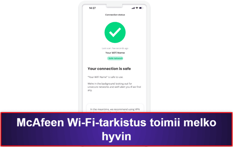 3.🥉 McAfee Mobile Security for iOS – Laadukkaat turvaominaisuudet ja hyvä internetin suojaus