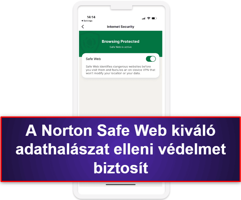 1.🥇 Norton Mobile Security — A legjobb prémium vírusirtó alkalmazás iOS-re