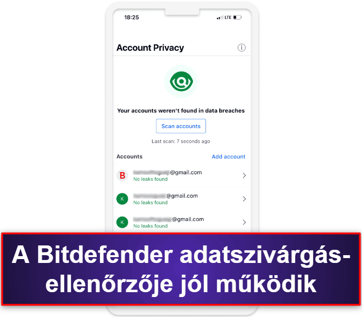 4. Bitdefender Mobile Security — Kitűnő webes védelem és egész jó ingyenes VPN