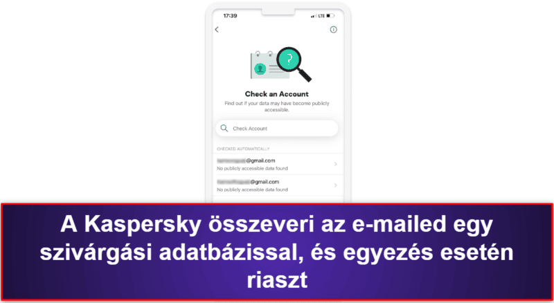 8. Kaspersky Antivirus &amp; VPN — VPN, jelszókezelő és rendszerbiztonsági elemzés