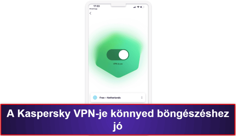 8. Kaspersky Antivirus &amp; VPN — VPN, jelszókezelő és rendszerbiztonsági elemzés