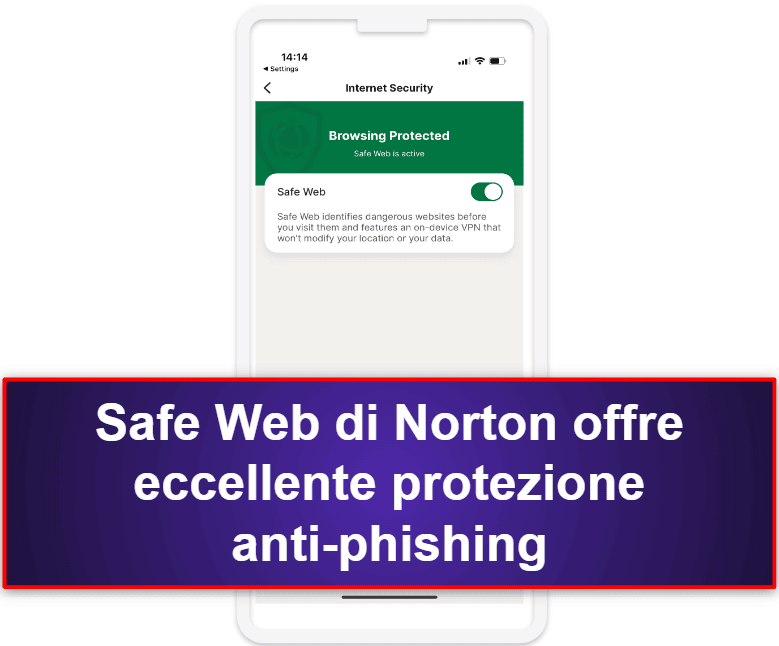 1.🥇 Norton Mobile Security: la miglior app antivirus premium per iOS