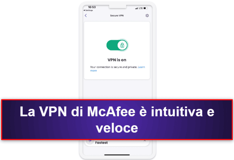 3.🥉 McAfee Mobile Security for iOS: funzionalità di sicurezza di fascia alta e buona protezione web