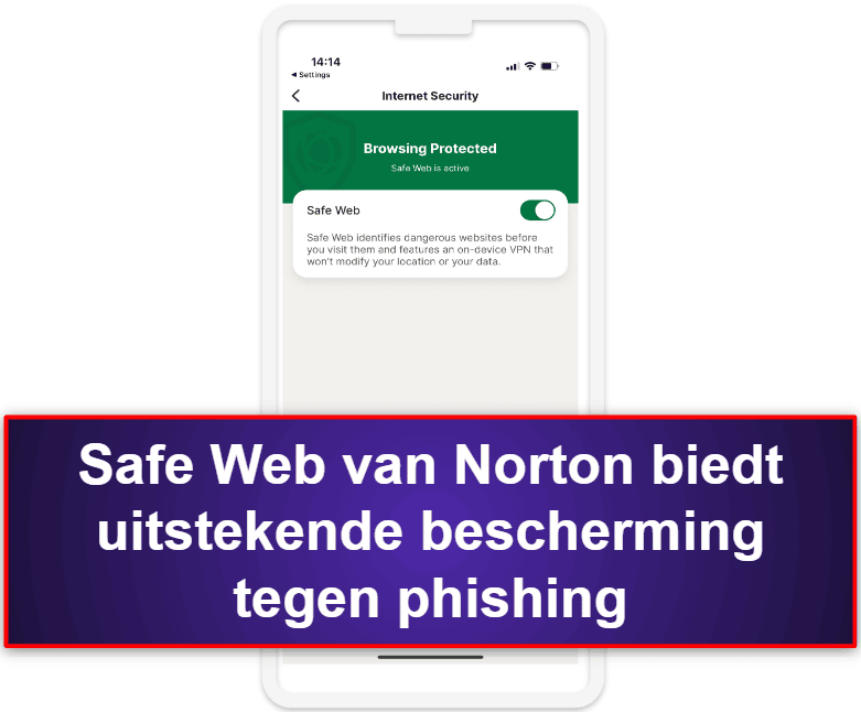 1.🥇 Norton Mobile Security — De beste premium antivirus-app voor iOS