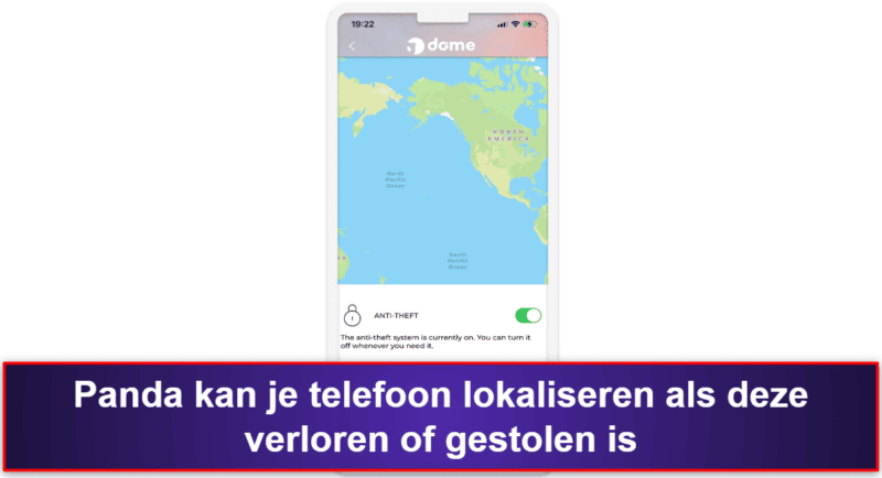 5. Panda Dome for iOS — Nauwkeurige GPS-tracker & degelijke tools tegen diefstal