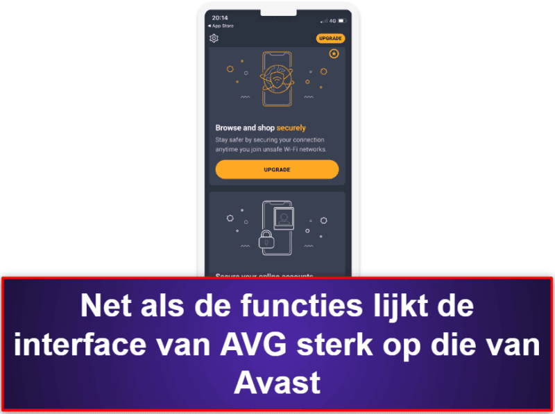 9. AVG Mobile Security for iPhone & iPad — Eenvoudige app met waarschuwingen bij datalekken en wifi-bescherming