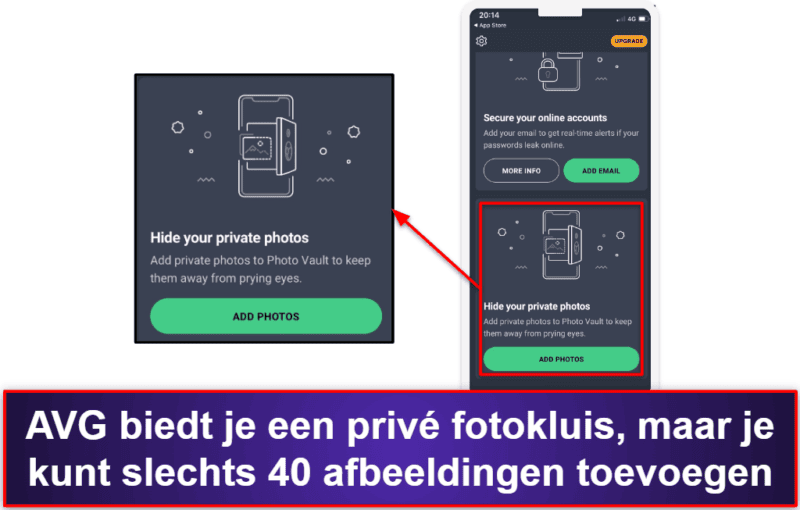 9. AVG Mobile Security for iPhone & iPad — Eenvoudige app met waarschuwingen bij datalekken en wifi-bescherming