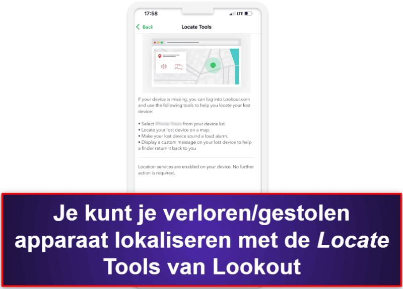 10. Lookout Mobile Security for iOS — Goede tools voor toezicht op datalekken en antidiefstal