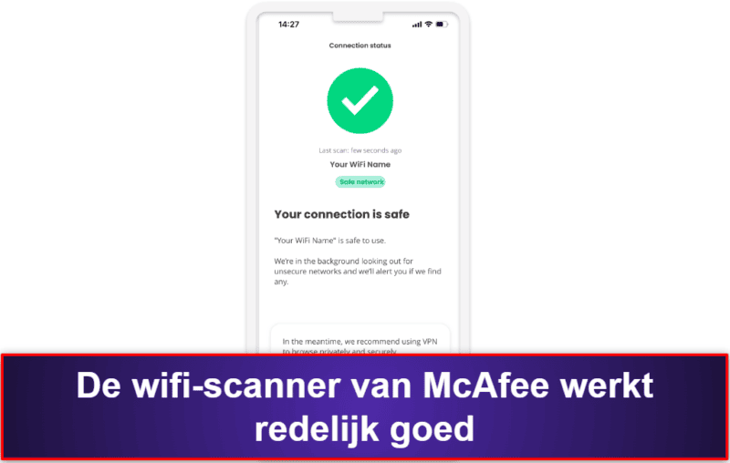 3.🥉 McAfee Mobile Security for iOS — Hoogwaardige beveiligingsfuncties en goede webbeveiliging