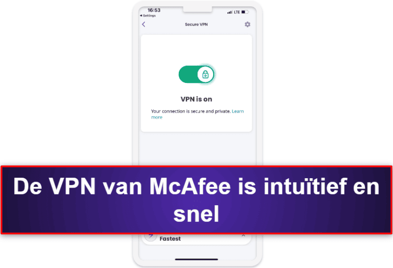 3.🥉 McAfee Mobile Security for iOS — Hoogwaardige beveiligingsfuncties en goede webbeveiliging