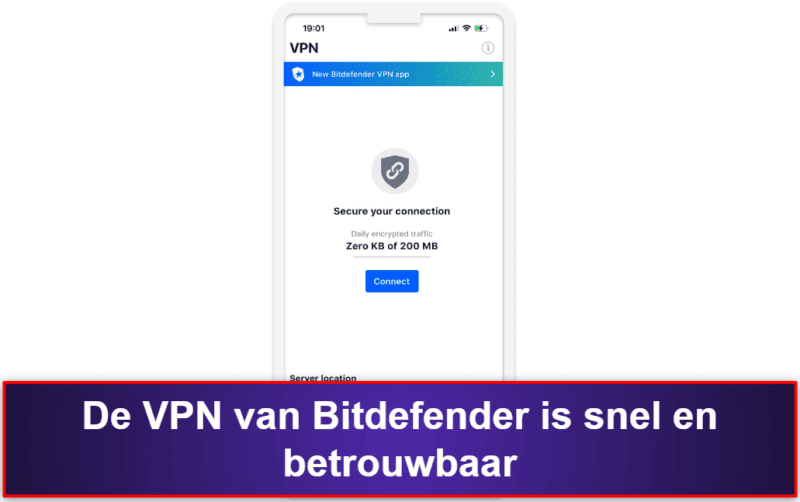 4. Bitdefender Mobile Security — Goede webbescherming &amp; degelijke gratis VPN