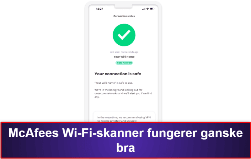 3.🥉 McAfee Mobile Security for iOS — Avanserte sikkerhetsfunksjoner og god nettbeskyttelse