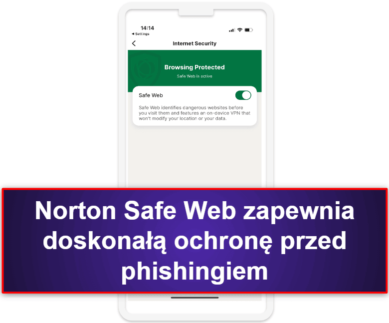 1.🥇 Norton Mobile Security – najlepsza aplikacja antywirusowa premium na iOS