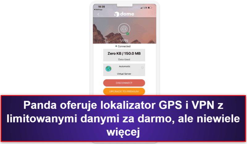 5. Panda Dome dla iOS – precyzyjne śledzenie GPS i przyzwoite narzędzia antykradzieżowe