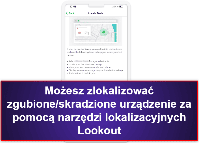 10. Lookout Mobile Security dla iOS — Dobry monitoring naruszeń i narzędzia antykradzieżowe