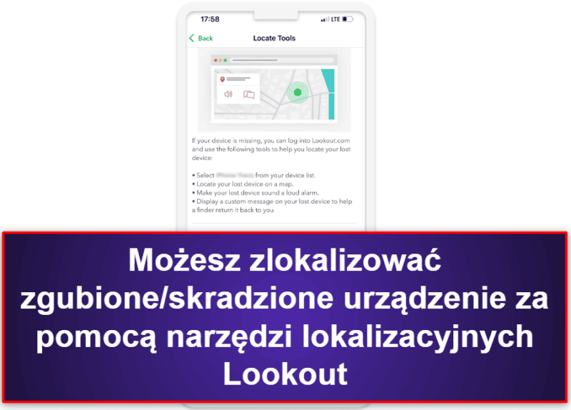 10. Lookout Mobile Security dla iOS – dobry monitoring naruszeń i narzędzia antykradzieżowe