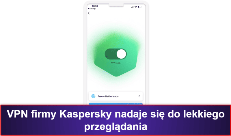 8. Kaspersky Antivirus & VPN – VPN, Password Manager i skaner naruszeń bezpieczeństwa